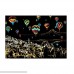 Hanbaili Nightscape Scratch Painting Black Coated Art Colorful City Night Scene Paper Gift Intellectual Development #1 B07KXWQNSN